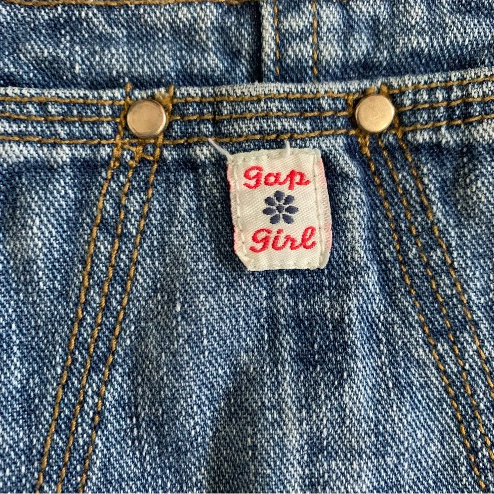 GAP Kids Blue Jeans Gap Girl Vintage Denim Jumper Overall Dress Size Small